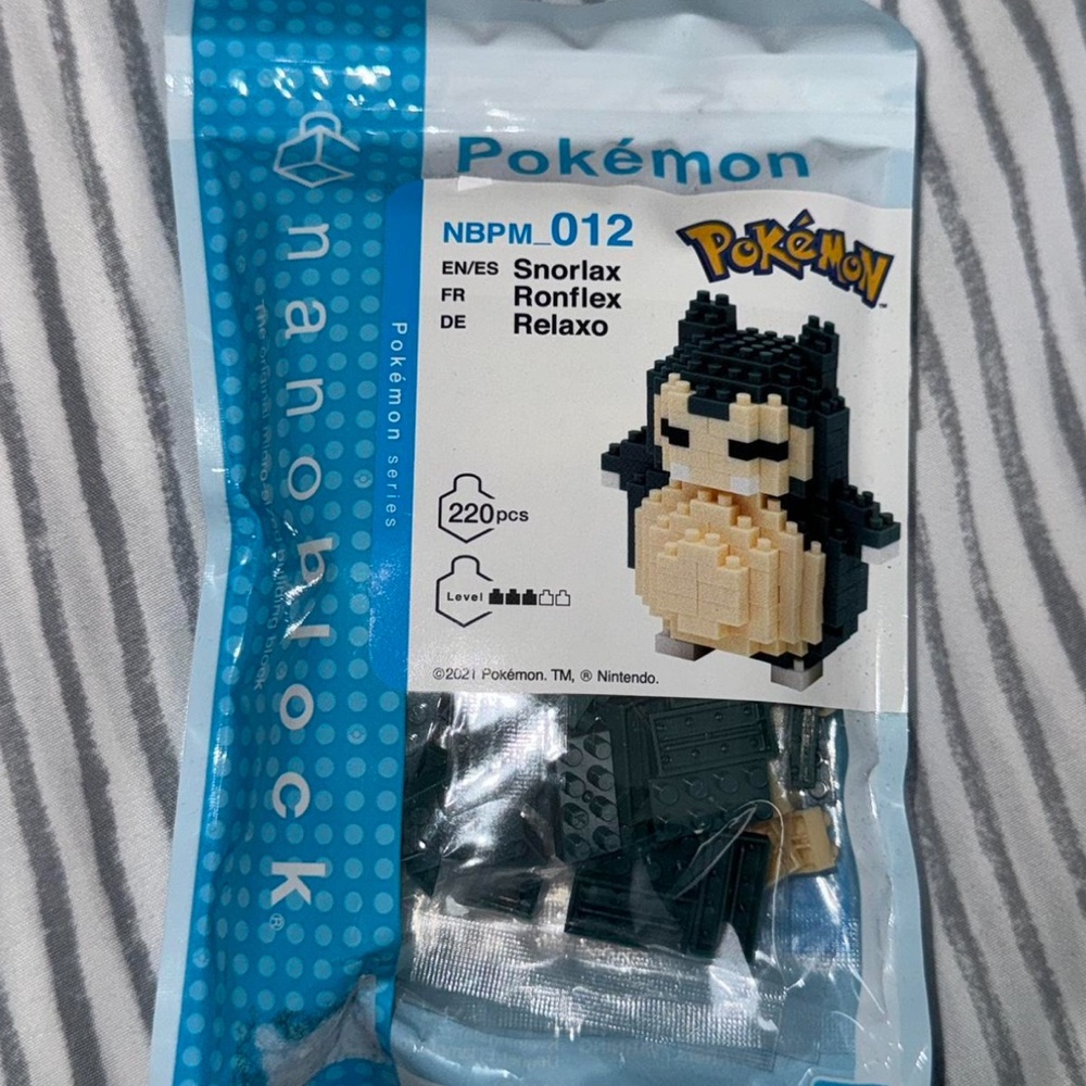 Snorlax nanoblocks